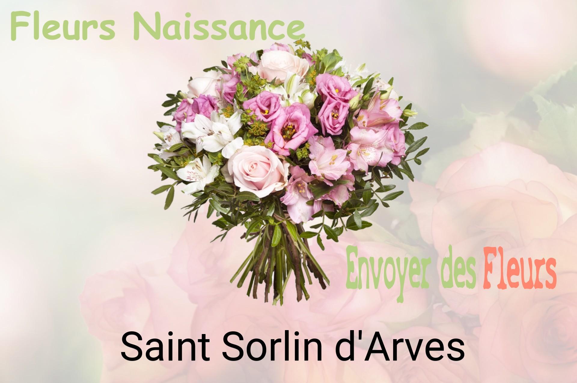 Bouquet de fleurs de naissance livré à Saint-Sorlin-d'Arves